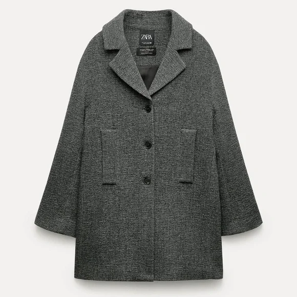 今期完売品●ZARA● ZW COLLCTION MANTECOウールジャケット 今期完売品○ZARA○ ZW COLLCTION MANTECOウールジャケット